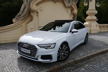 Audi A6 2019r Biała perła